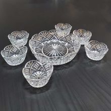 Jogo De Sobremesa Em Vidro Com 7 Peças Lucatti