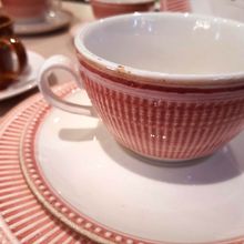 Conjunto Com 6 Xícaras E Pires Toscana Vermelho Corona 220ml