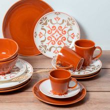 Conjunto Com 6 Pratos Sobremesa Coupe Imperial Corona 20cm
