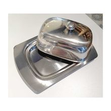 Manteigueira de Aço Inox Prime 19x12,5x6,5cm
