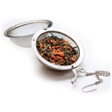 Infusor de Chá Em Aço Inox Com Corrente