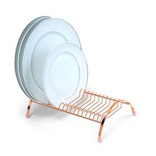 Organizador Seca Pratos Para Armário E Pia Rose Gold