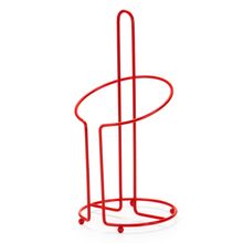 Porta Rolo De Papel Toalha New Vermelho