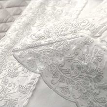 Jogo de Lençol King Torrigiani 600 Fios Branco 280x280cm Trussardi