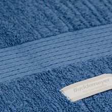 Toalha De Rosto Fio Penteado Canelado 48x85cm Azul