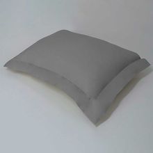 Fronha Com Aba Cinza 200 Fios 50cmx70cm Naturalle