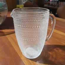 Jarra Bolinhas Em Vidro Transparente 1,5 L
