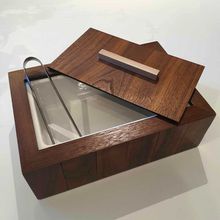 Geleira Arezzo Em Madeira E Metal 26x9,5x18cm