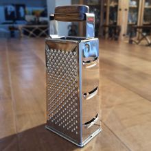 Ralador 4 Faces Em Inox Com Alça De Madeira Mimo Style