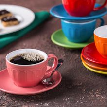 Jogo De Xícaras De Chá Colors 12 Peças