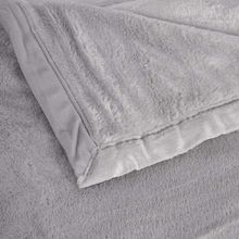 Cobertor Casal Soft 180x220cm 340gr Cinza Naturalle