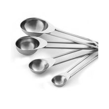 Jogo De Colheres Medidoras 4 Peças Em Inox Mimo Style
