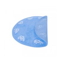 Tapete Car 60cm Azul/Branco  Vizapi