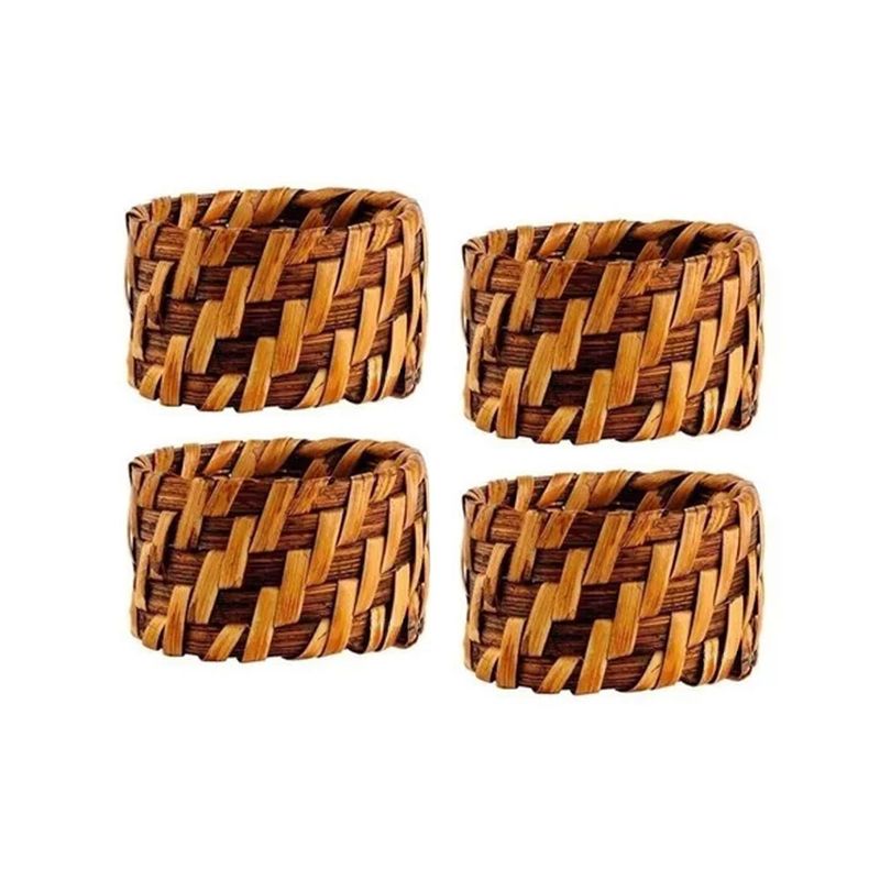 Aneis-Porta-Guardanapo-4-Pecas-em-Rattan