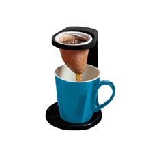 Passador De Café Com Caneca de Cerâmica Azul Claro- My Coffee