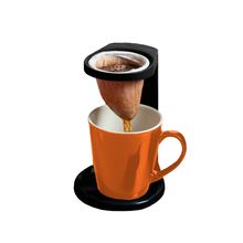 Passador De Café Com Caneca de Cerâmica Laranja- My Coffee