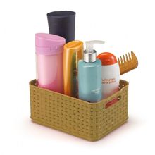 Caixa Nº2 Rattan 1,74l Bege