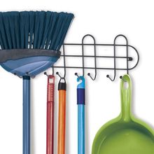 Suporte Para Vassouras Black