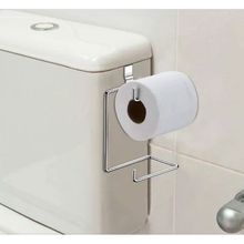 Porta Papel Higiênico Duplo Cromado Para Caixa Acoplada