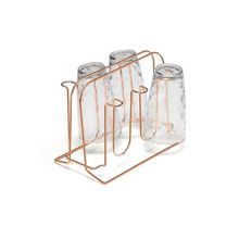 Suporte Para 6 Copos Art Cook Rose Gold
