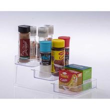 Organizador Diamond Triplo 26x16x10cm Cristal