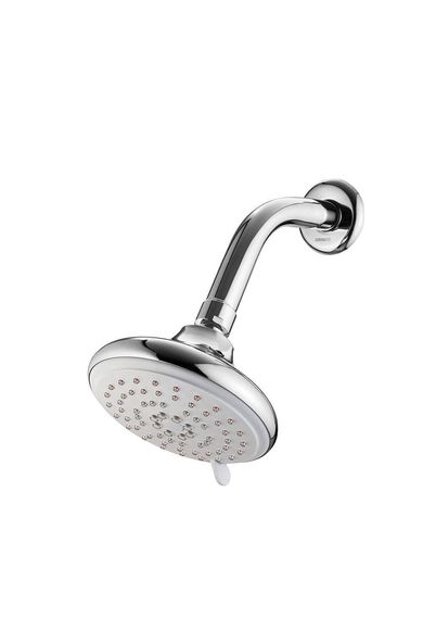 Ducha de Parede Redonda Clean com 5 Funções Cromada Lorenzetti