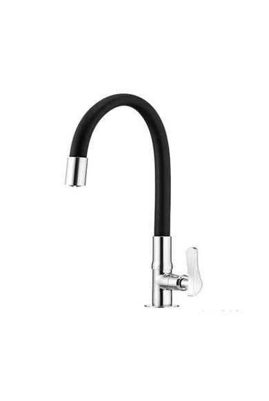 Torneira de Mesa Multiuso Preta Bica Flexível 1177 R27 Lorenzetti Metais