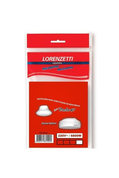 Resistência para Chuveiro Bella/Fachion 220V 6800W Lorenzetti