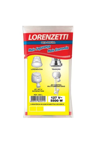 Resistência para Chuveiro Tradição/Jet 127V 5500W Lorenzetti