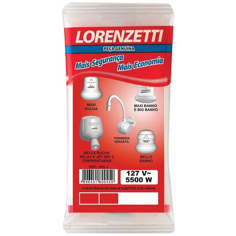 Resistencia-para-Ducha-Maxi-Bella-Bello-Jet-Torneira-127V-5500W-055J-Lorenzetti-