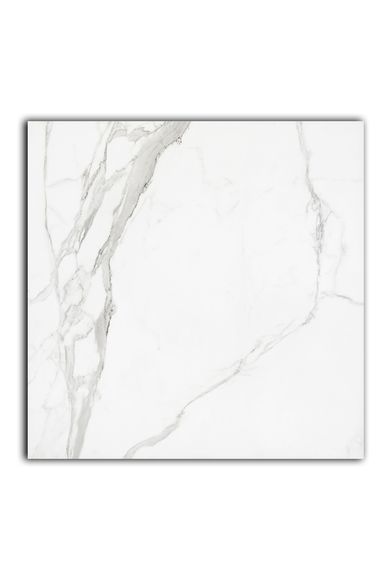 Porcelanato Carrara Acetinado Branco 120x120cm Decortiles