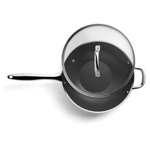 Wok  Antiaderente Cerâmica Life Unique Com Indução 3L Cinza Brinox