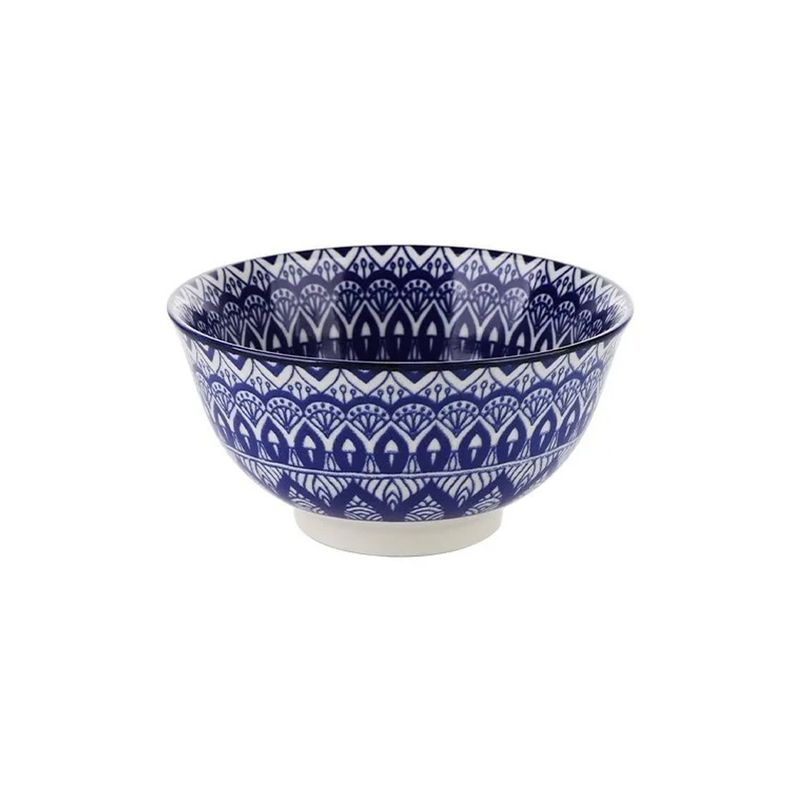Bowl-De-Ceramica-Geometrica--Azul