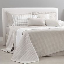 Kit Colcha Queen Cetim 270 Fios Buddemeyer Bud Vision New Colors II 100% Algodão Penteado Bege 3 peças