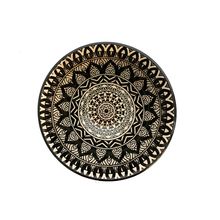 Bowl  De Cerâmica Geométrica Preto Lyor