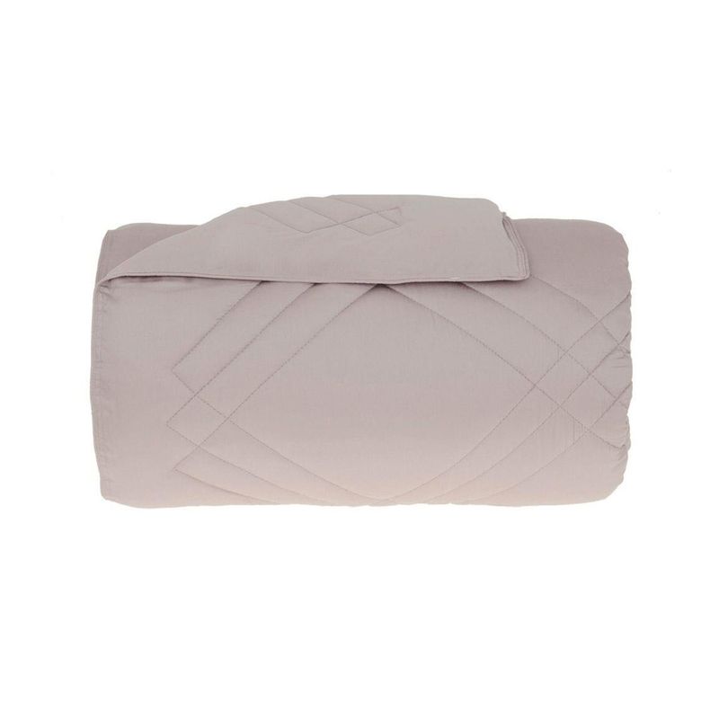 Edredom-Solteiro-Cetim-270-Fios-Buddemeyer-Vision-100--Algodao-Penteado-Rosa