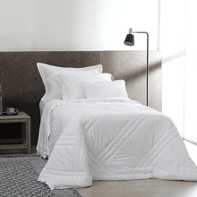 Edredom Solteiro Cetim 270 Fios Buddemeyer Vision 100% Algodão Penteado Branco