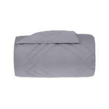Edredom Queen Buddemeyer Vision 100% Algodão Fio Penteado Cetim 270 Fios Grafite