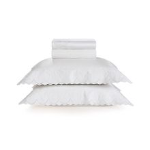 Jogo de Cama King Trussardi 600 Fios Cetim 100% Algodão Egípcio Ducale Branco