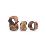 Argola-de-Guardanapo-Complement-4-Pcs-Leaf