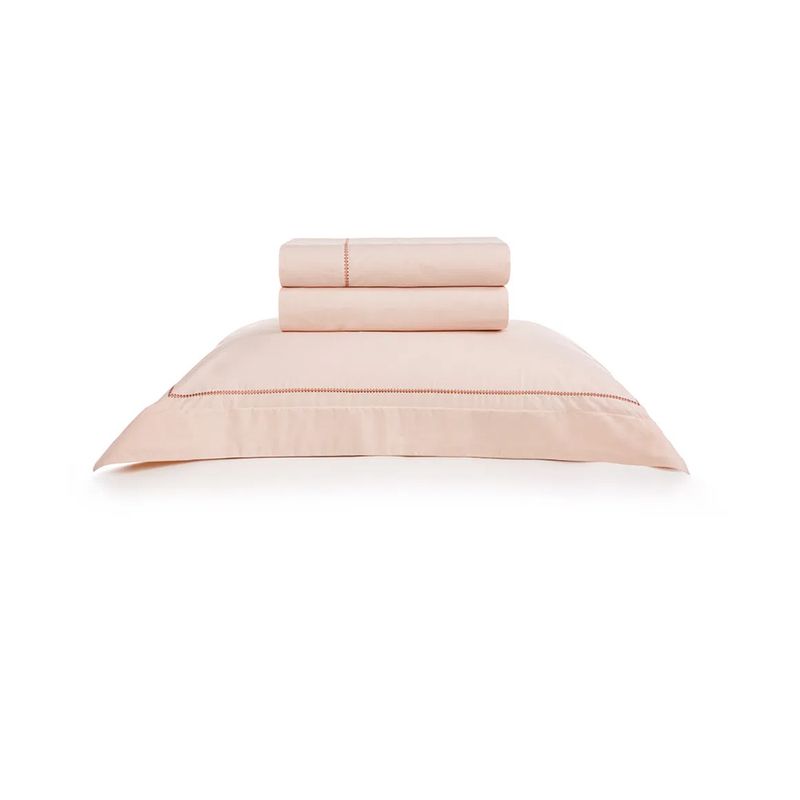 Jogo-de-Cama-Solteiro-Trussardi-200-Fios-Percal-100--Algodao-Cammillo-Rosa-Rosa-Escuro