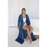 Kaftan-Trussardi-100--Viscose-Azul-Adriatico