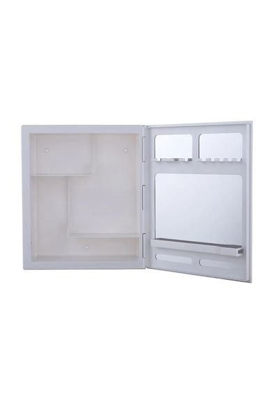 Armário De Plástico Versátil 35,5x30,5x10cm Branco Astra