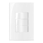 Conjunto-De-3-Interruptores-Simples-10A-250V-Sleek-Branco-MarGirius