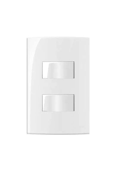 Conjunto De 2 Interruptores Simples 10A Sleek Branco MarGirius