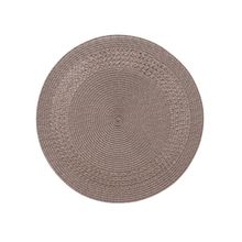 Jogo Americano Avulso Luna Tressê Taupe