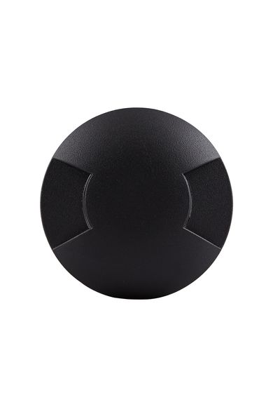 Balizador Preto Led Com 2 Fachos 0,75 w Para Área Externa Luz Quente 2700k Brilia