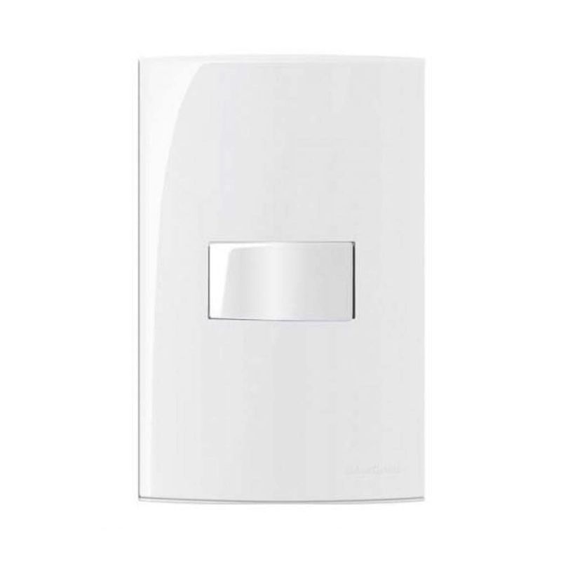 Conjunto-De-Interruptor-4x2-Polegadas-10a-250v-Simples-Sleek-Branco-Margirius