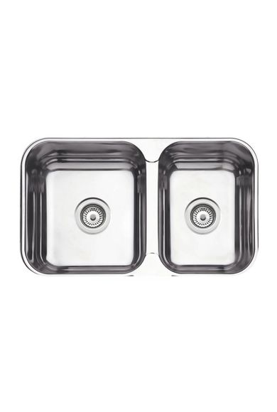 Cuba Dupla Retangular Perfurada Em Aço Inox Polido 69x40cm Tramontina