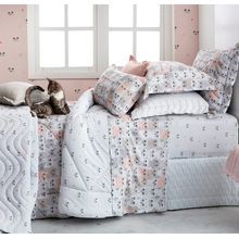 Jogo De Cama Gatinhos Solteiro  155 Fios Naturalle